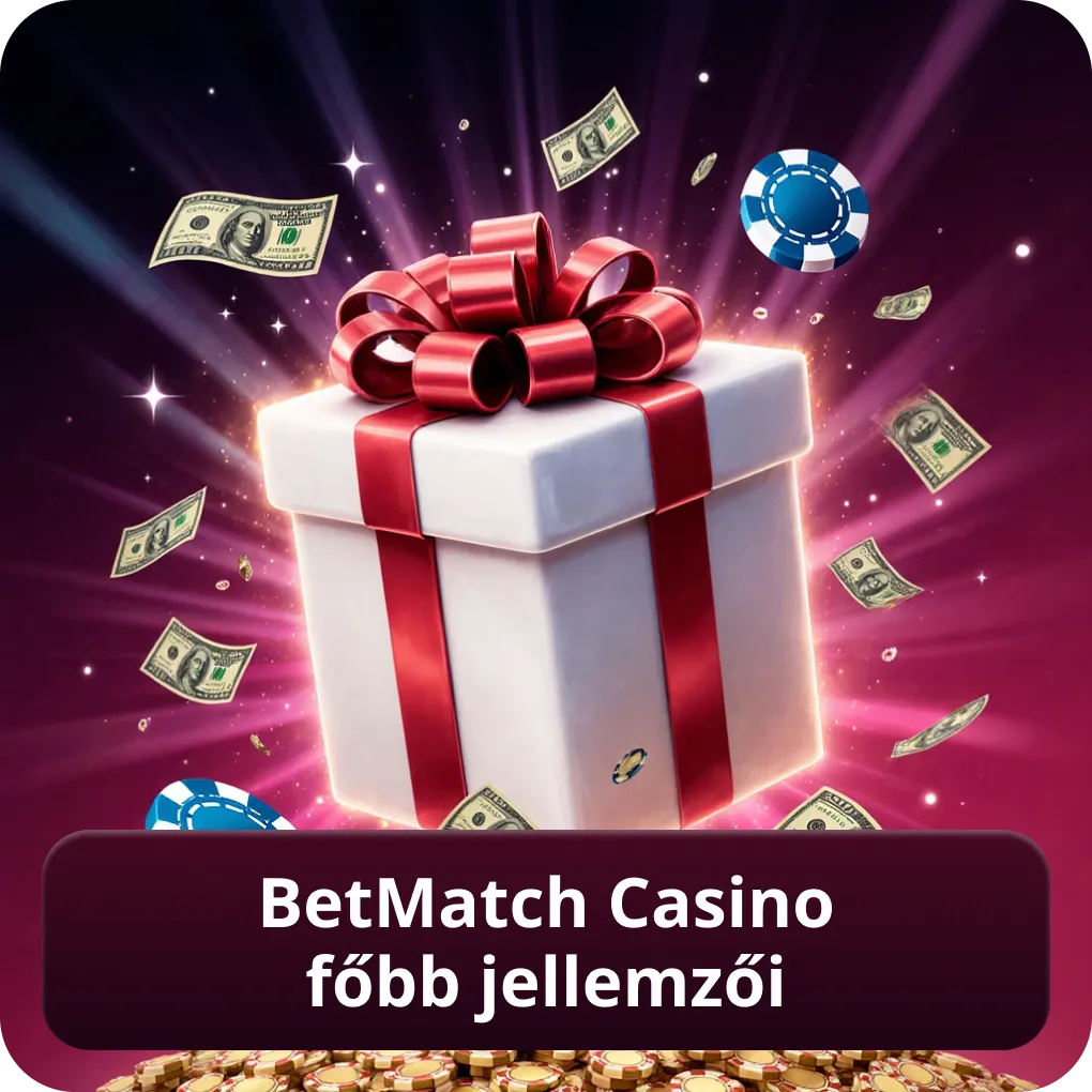 Betmatch Casino főbb jellemzői