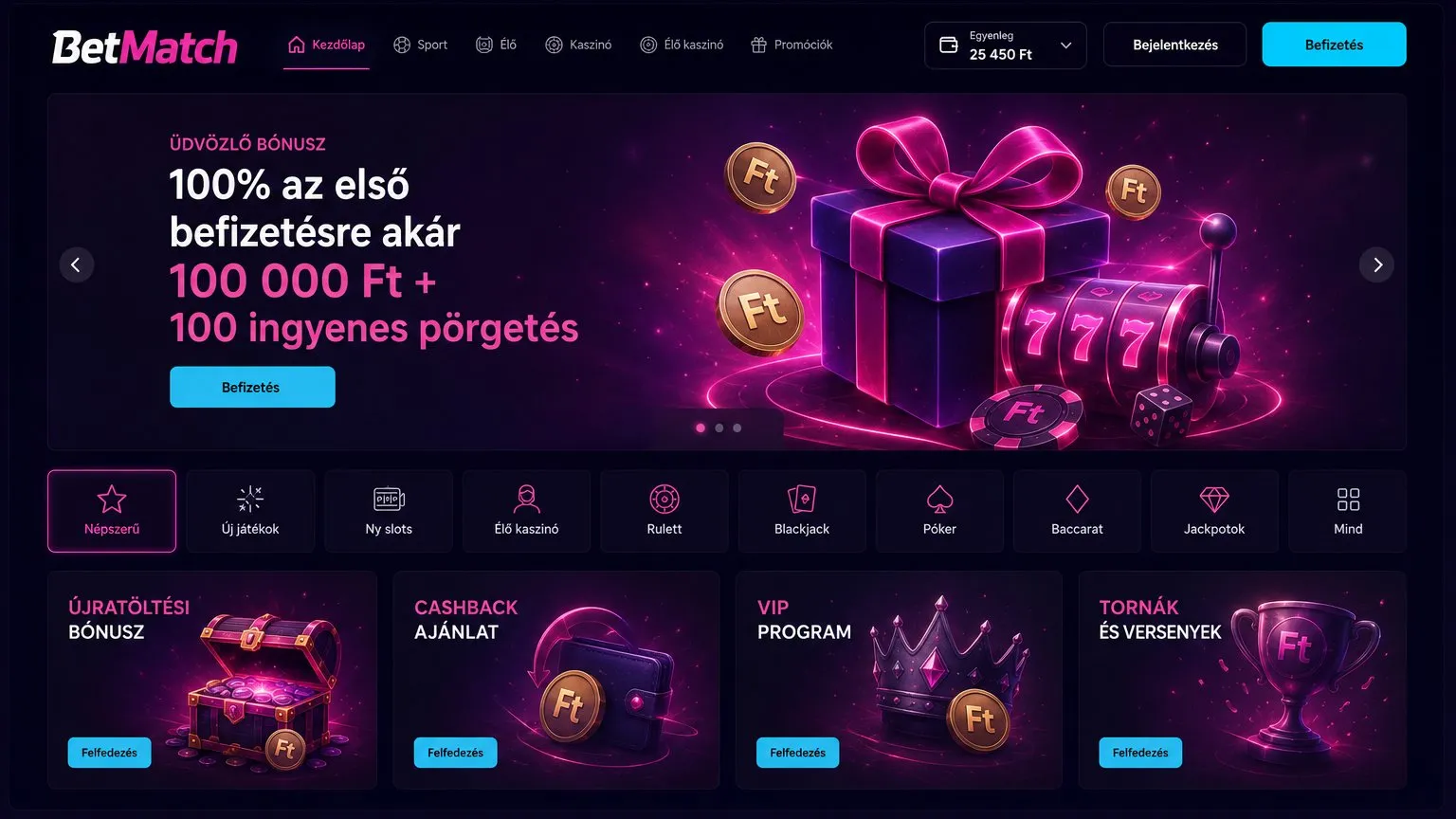 BetMatch bemutatása platform áttekintés